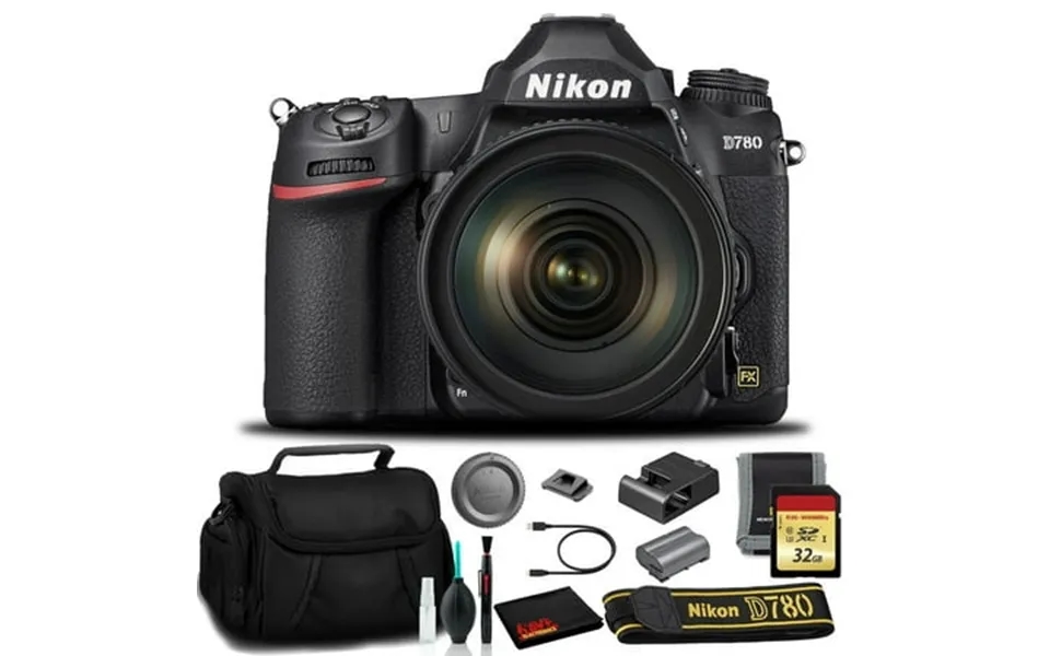 Nikon D780 Dslr Camera With 24-120mm Lens International Model With Memory Kit
