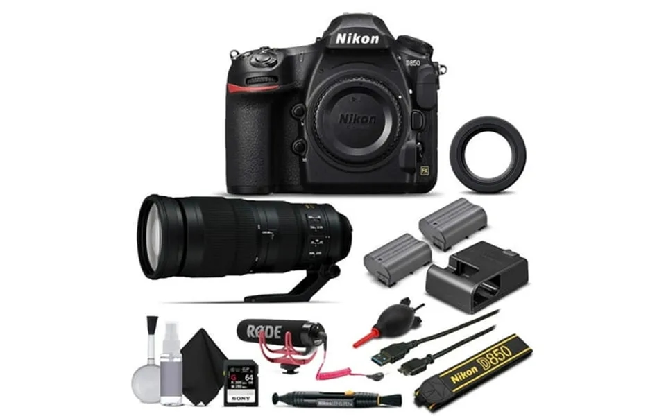 Nikon D850 Digital Slr Camera W Nikon Af-s Fx Nikkor 200-500mm F 5