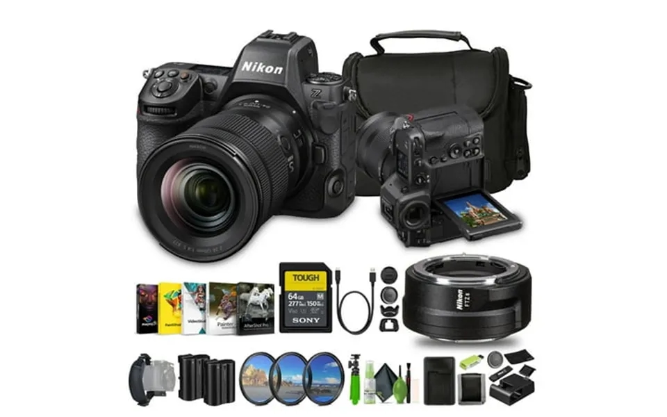 Nikon Z8 Mirrorless Camera With 24-120mm F 4 Lens En-el15c Battery 64gb Sf-m Tough Series Memory Card Photo Editing Soft
