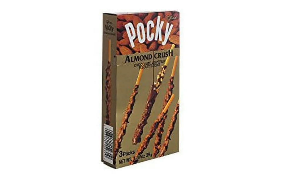 Ninechef Bundle - Glico Pocky Almond Crush 1.37-ounce Pack Of 10 1 Ninechef Chopstick