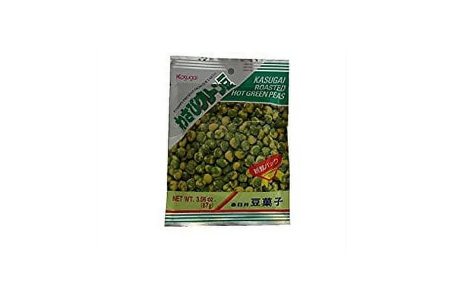 Ninechef Bundle - Kasugai Roasted Hot Wasabi Flavor Green Peas Japanese Import 1 Ninechef Brand Long Handle Spoon
