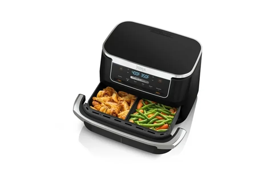 Ninja Foodi 7 Qt Air Fryer 6-in-1 Dualzone Flexbasket Air Fryer With Megazone & Basket Divider Large Proteins & Full Mea