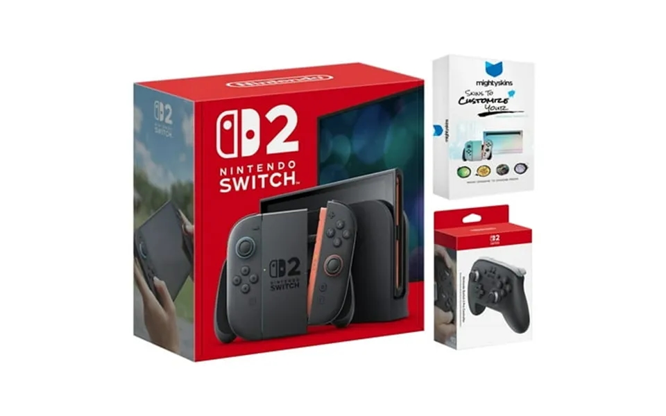 Nintendo Switch 2 Video Game Console With Pro Controller And Mightyskins Code