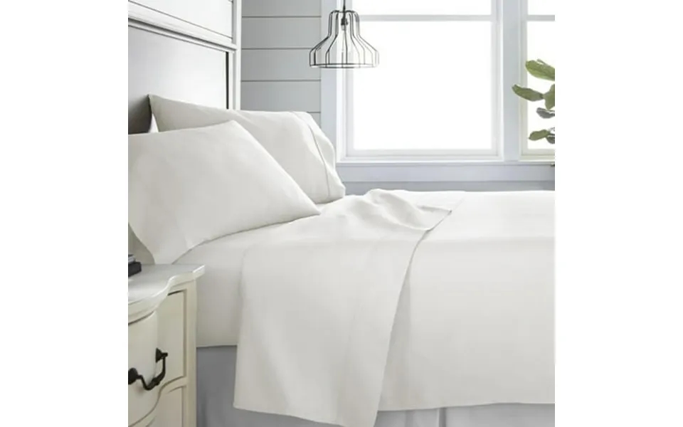 Noble Linens 300 Thread Count 4 Piece Bed Sheet Set - 100% Cotton