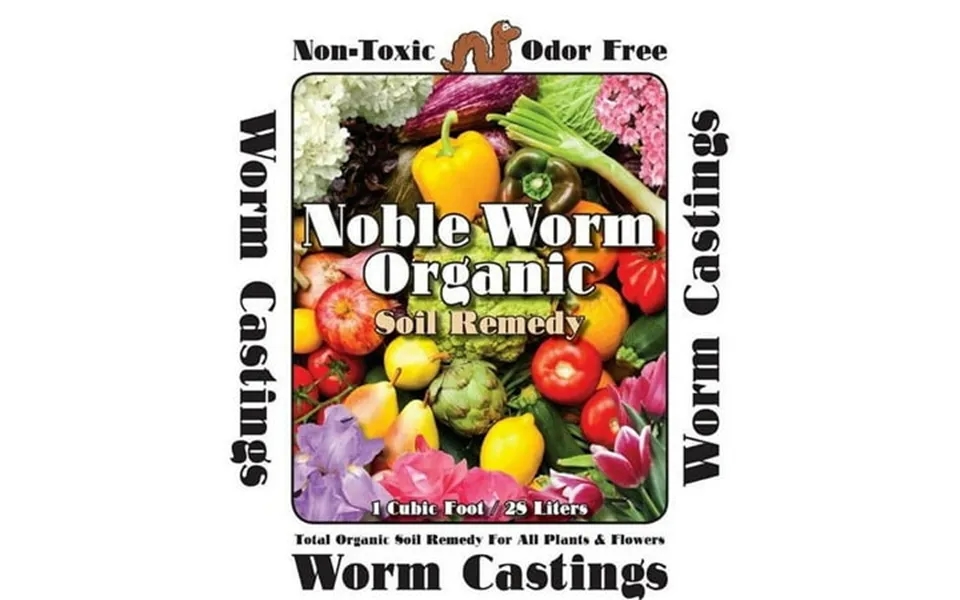Noble Worm Organics 1 Cu. Ft. 25 Lbs. Organic Worm Casting Soil