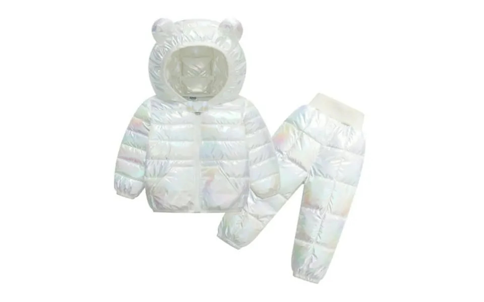 Nokio Baby Boys Girls Winter Set Hooded Down Coat And Pants Clothing Sets Puffer Jacket Snowsuit Coats Ski Suit 2 Pcs Gi