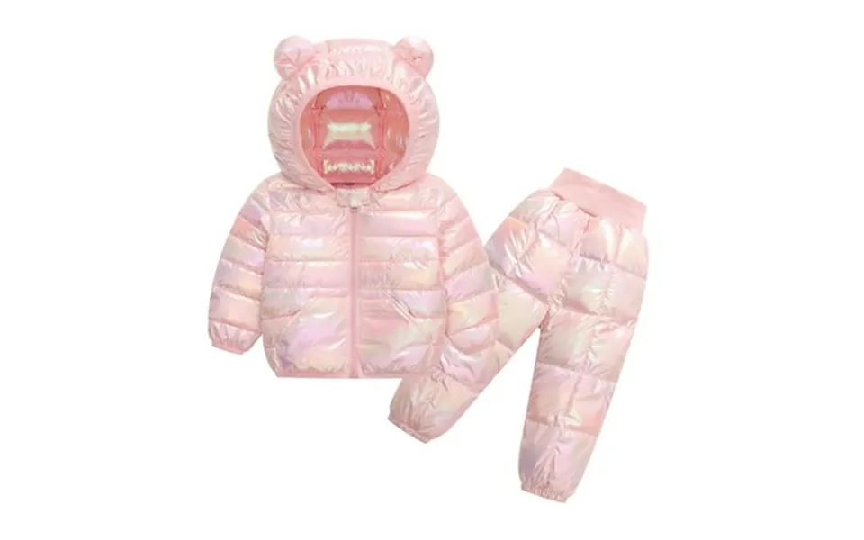 Nokio Baby Boys Girls Winter Set Hooded Down Coat And Pants Clothing Sets Puffer Jacket Snowsuit Coats Ski Suit 2 Pcs Gi