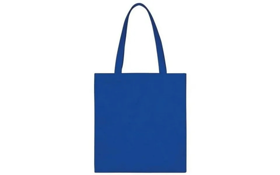 Non-woven Recycled Shopping Tote Royal - 15 In.x13 In.