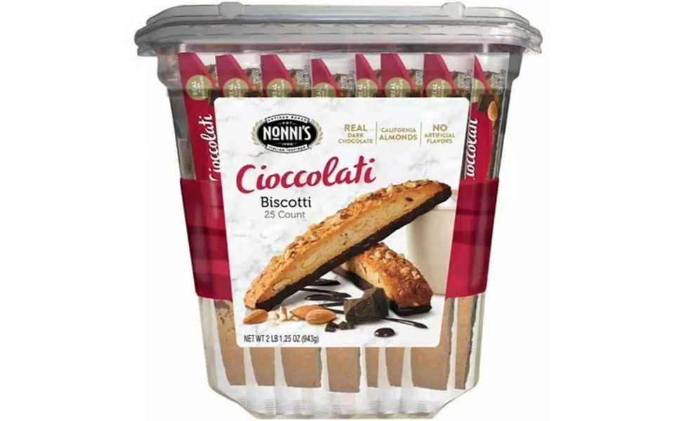 Nonni S Cioccolati Biscotti 25 Ct.