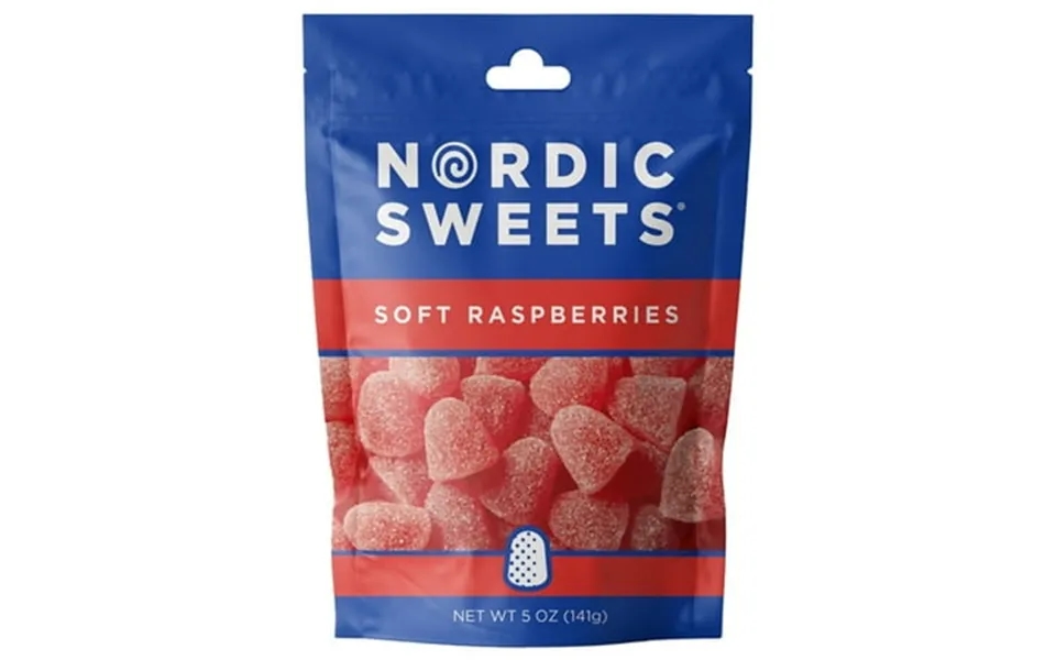 Nordic Sweets Soft Raspberries 8 Ounce