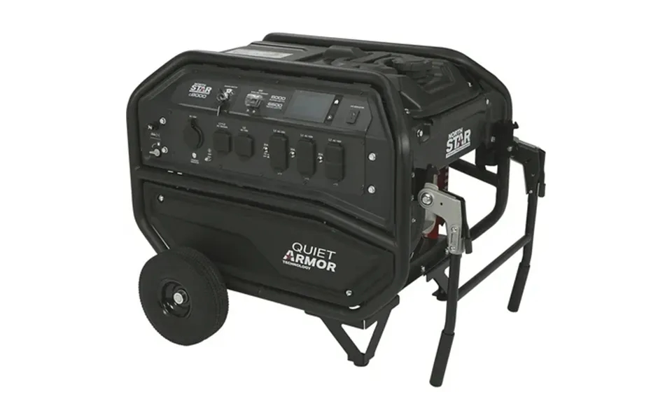 Northstar Quiet Armor Commercial-grade Portable Generator With Electric Start 8000 Surge Watts 6600 Rated Watts