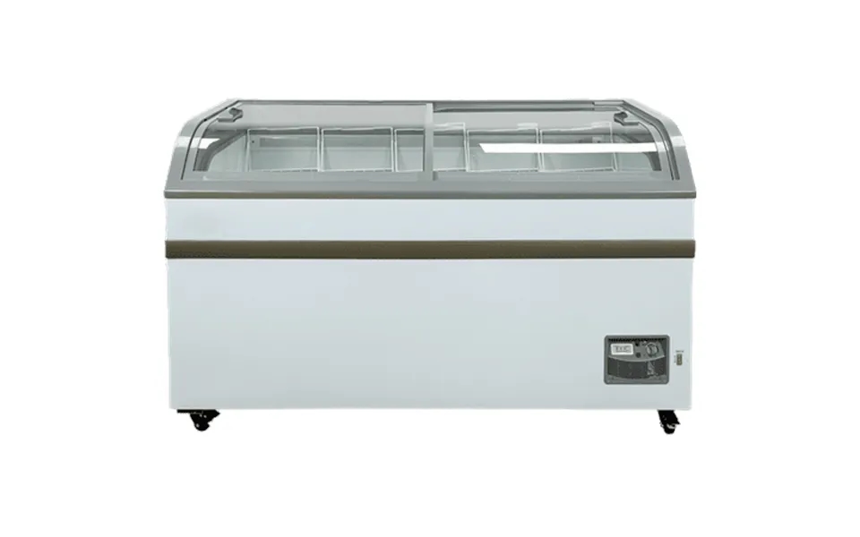 Nsf 58in. Supermarket Grocery Freezer 11 Cu.ft. Commercial Freezer Showcase Chest Freezer Display Merchandiser