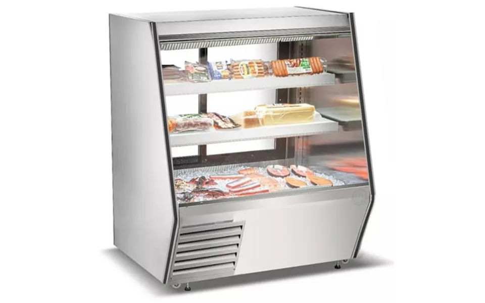 Nsf 60 In. Butcher Seafood Raw Meat Refrigerated Case 29 Cu.ft