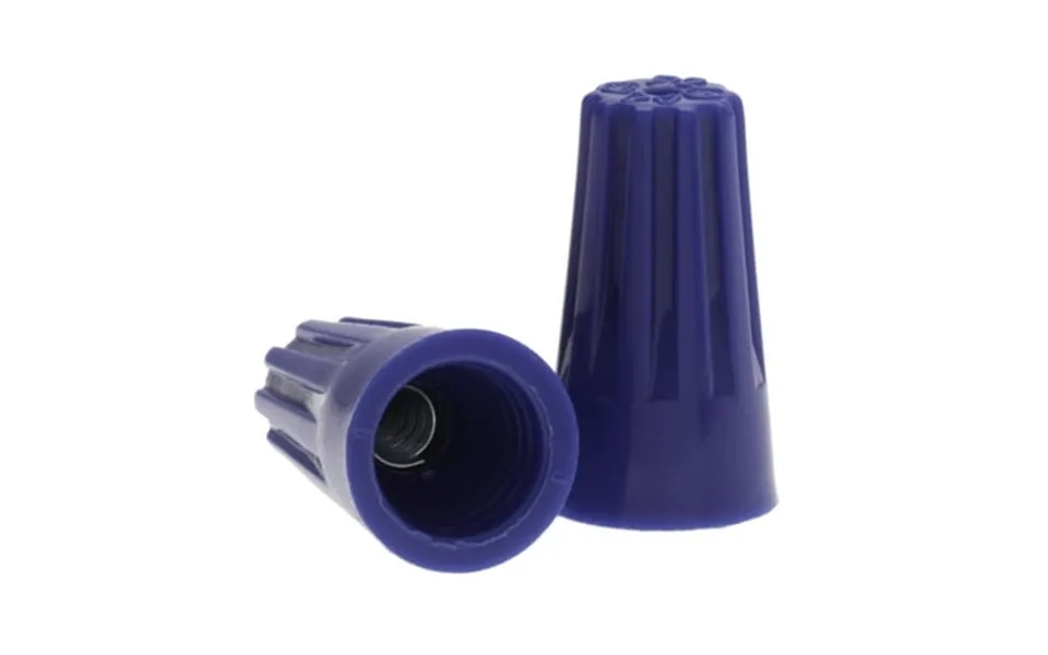 Nsi Wc-b-c Standard Blue Wire Connector With Quick-grip Spring 100 Carton