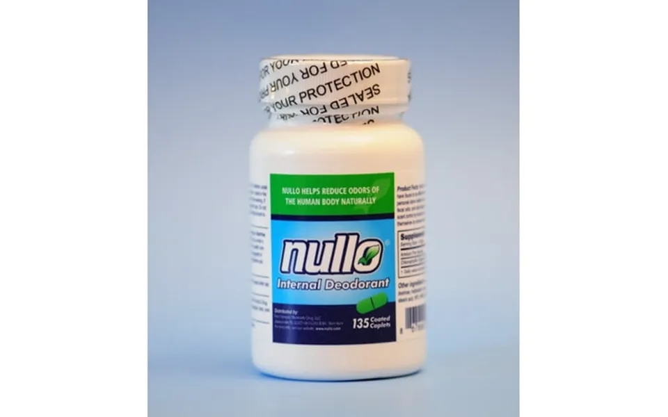 Nullo Internal Deodorant Vegan Chlorophyllin Copper Complex 100mg 135 Count