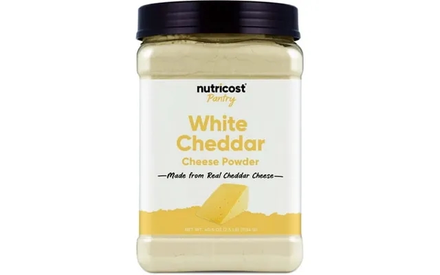 Nutricost Pantry White Cheddar Cheese Powder 2.5 Pounds Per Bottle Powdered Cheese Great For Cooking Baking Popcorn And  product image