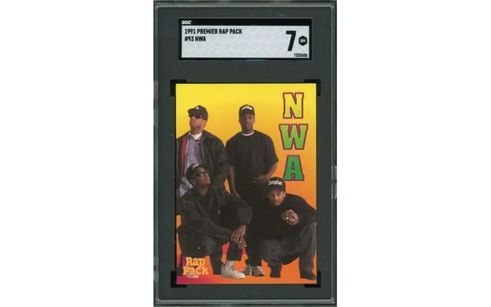 Nwa 1991 Premier Rap Pack Card 93 Graded Sgc 7
