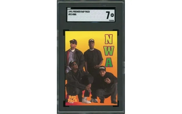 Nwa 1991 Premier Rap Pack Card 93 Graded Sgc 7 product image