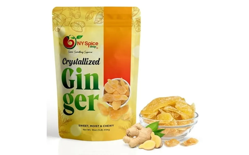 Ny Spice Shop Candied Ginger Slices - 5 Pound Dried Candy