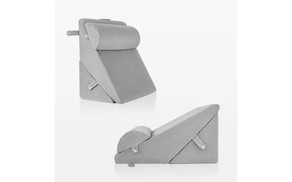 Oasisspace Bed Wedge Pillow Memory Foam Pillow For Back Leg And Knee Pain Relief Adjustable Pillows With Washable Cover