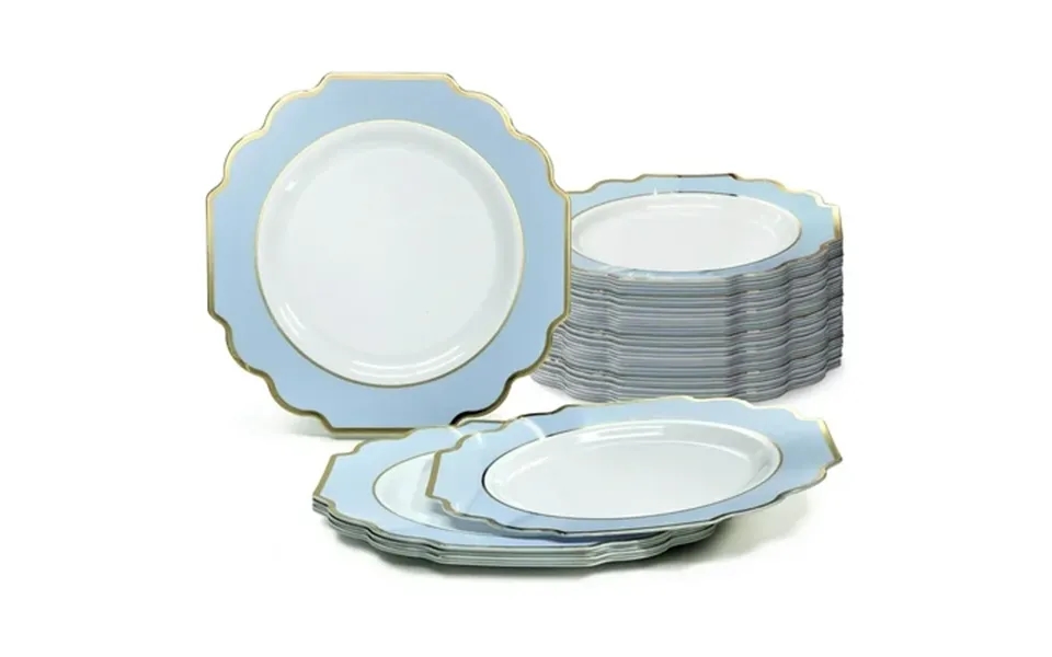 Occasions 60 Plates Pack Heavyweight Disposable Wedding Party Plastic Plates 6