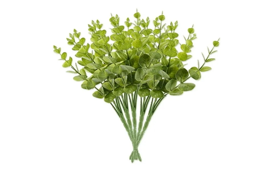 Odomy Artificial Eucalyptus Branches Silver Dollar Eucalyptus Graland Leaves Spray Greenery Decor For Home Wedding Party