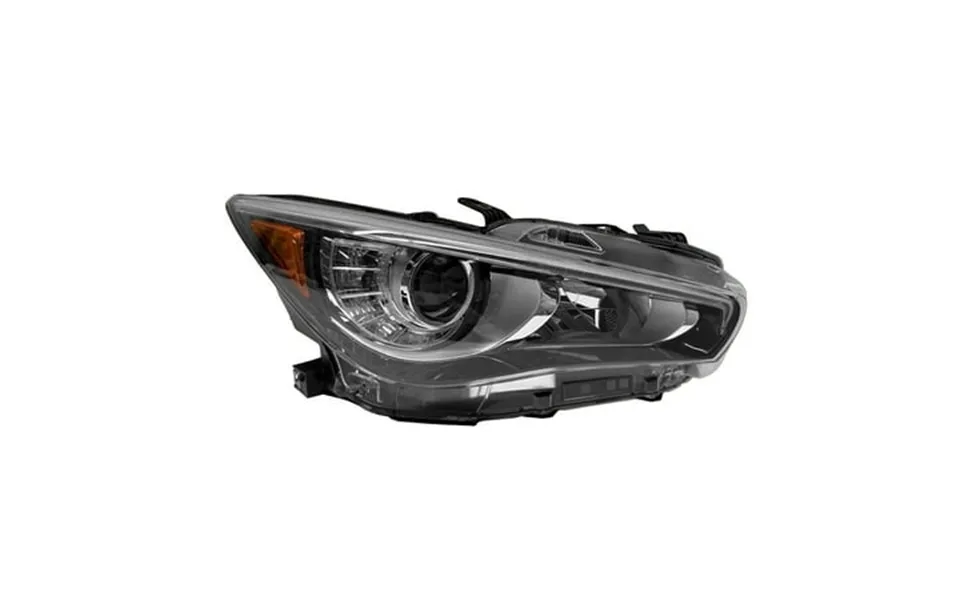 Oe Compatible Replacement Passenger Side Led Head Light Assembly In2503182oe