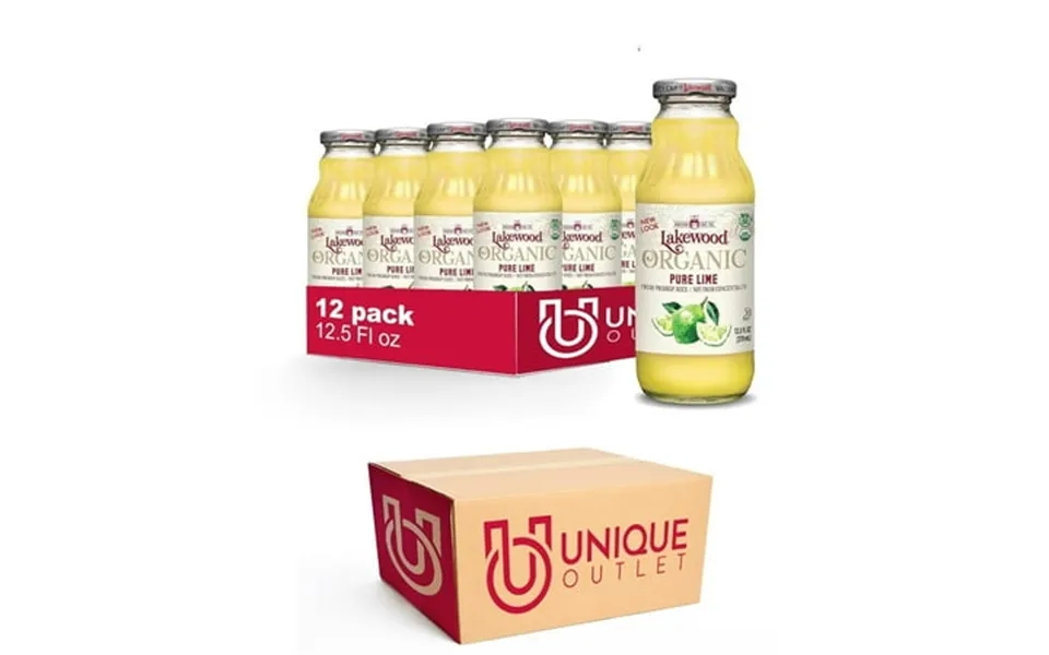 Of 100% Pure Lime Usda Certified Organic Juice 12.5 Fl Oz Glass Bottle 25 Bamboo Fiber Disposable Straws By Unique Outle