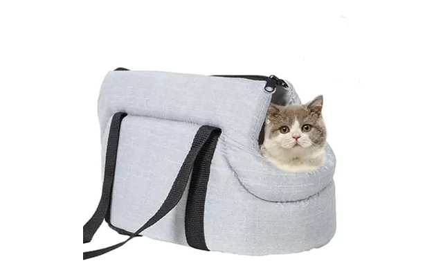 Ofefe Gray Pet Travel Carrier Sling Bag - Soft Sided Cat Dog Rabbit Kitten Carrier Purse Breathable & Secure Small Anima product image