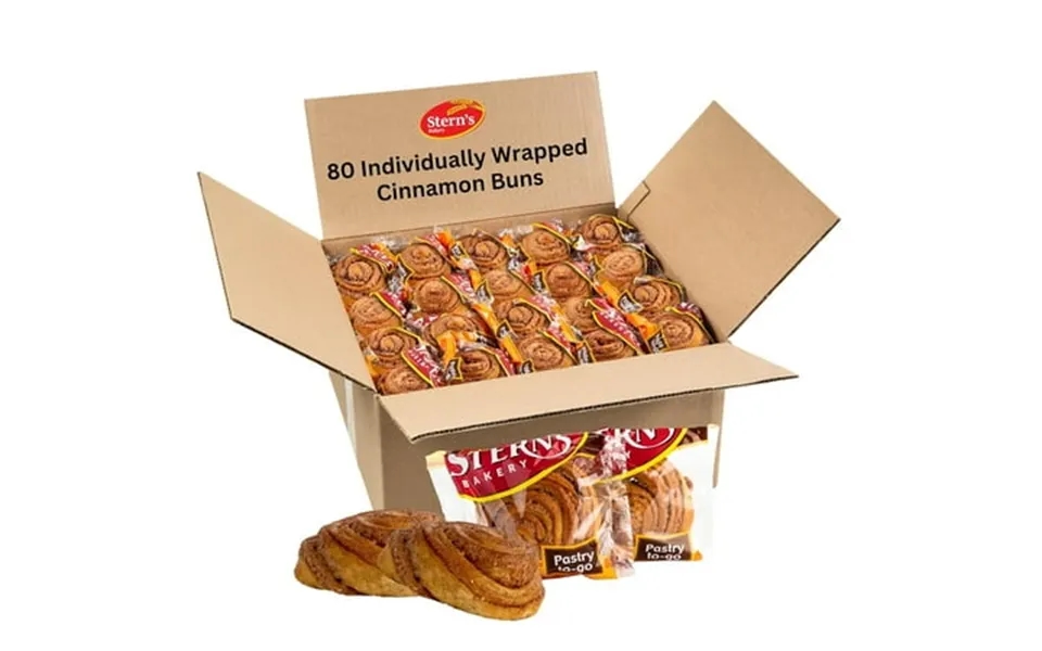 Office 1.5 Oz Cinnamon Rolls Snack Cakes Pastries Lunchbox Back To School Approx 80 Count Dairy Nut Stern’s Cinnamon Swi