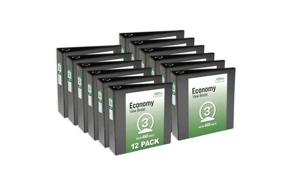 Office Essentials Economy View 3 Ring Binders 3 Round Rings 3