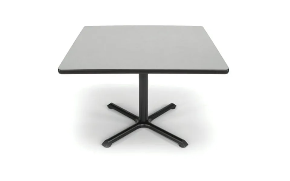Ofm Model Xt42sq 42 Multi-purpose Square Table With X-style Pedestal Base Gray Nebula