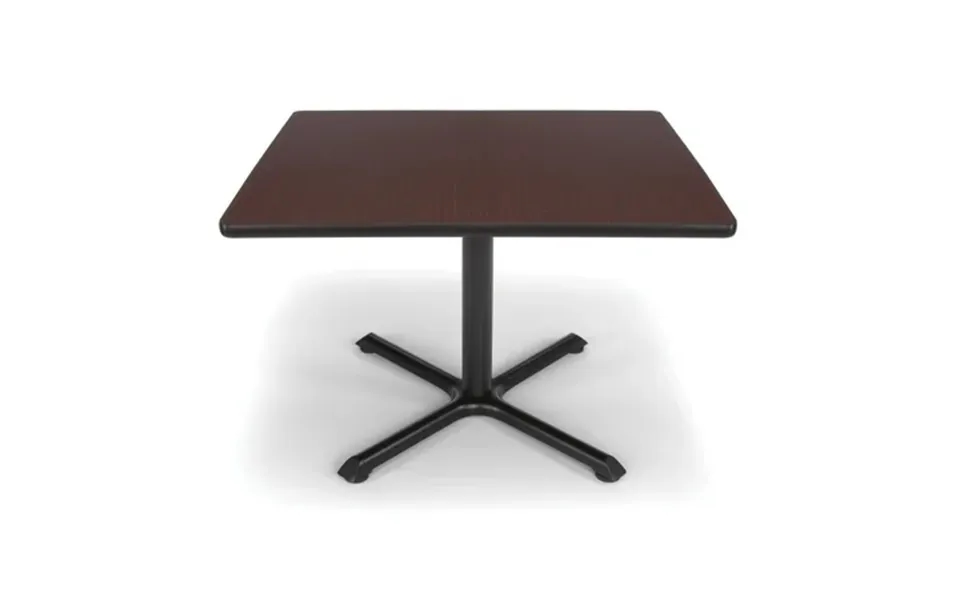 Ofm Model Xt42sq 42 Multi-purpose Square Table With X-style Pedestal Base Mahogany