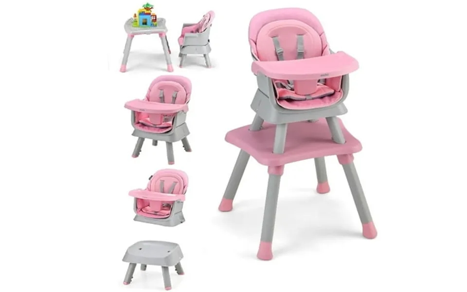 Olakids 8 In 1 Baby High Chair Convertible Highchair For Babies And Toddlers Infant Dining Booster Seat Building Block T