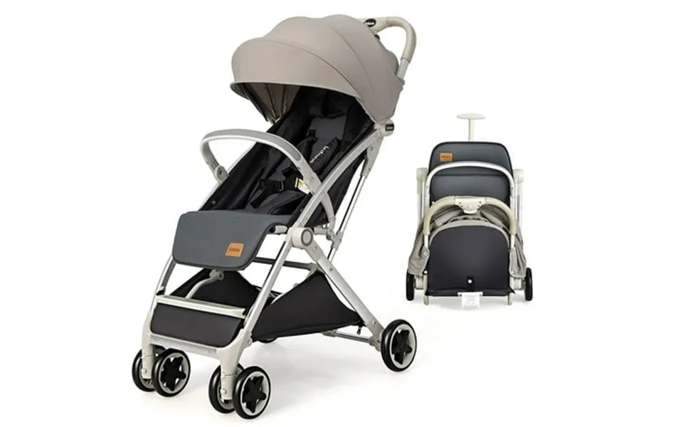 Olakids Lightweight Baby Stroller Compact Stroller With One-hand Fold Travel Stroller For Airplane With Cup Holder 5-poi