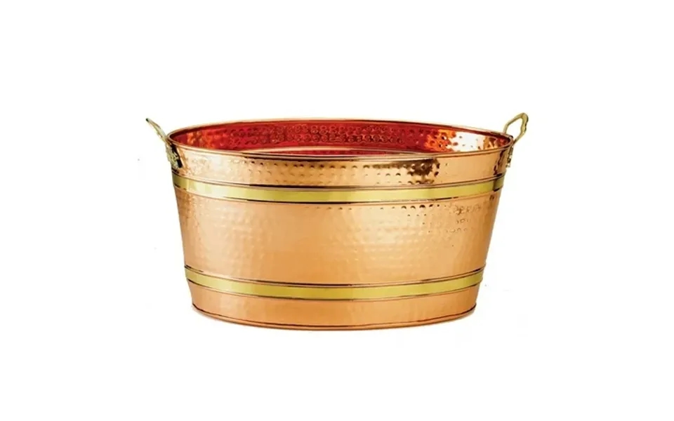 Old Dutch Oval Decor Copper Party Tub 22-1 2 By 13 By 11-1 2-inch