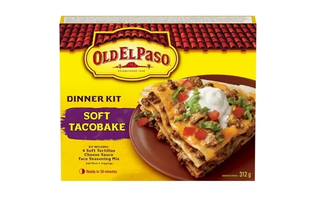 Old El Paso Soft Taco Bake Dinner Kit 312g 11.0 Oz product image