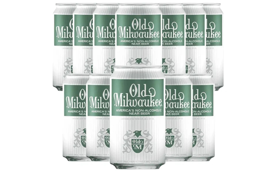 Old Milwaukee 12 Pack Non-alcoholic Beer Domestic Non-alcoholic Malt Beverage 12 Fl Oz Cans