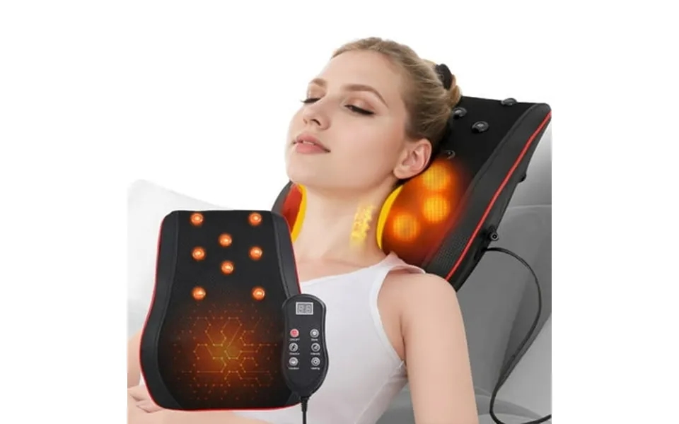 Oldpapa Back Massager With Heat Shiatsu Lower Back Neck Massager Massagers For Neck And Back 3d Kneading Massage Pillow