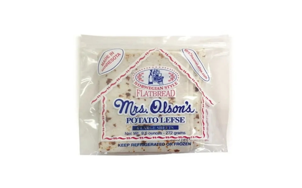 Olson S Potato Lefse 9.6oz Pack Of 2