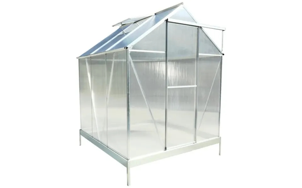 Olurrisa 6.3 *6.2 *7 Heavy Duty Aluminum Greenhouse With Ventilated Roof & Galvanized Base - All Season Outdoor Gardenin