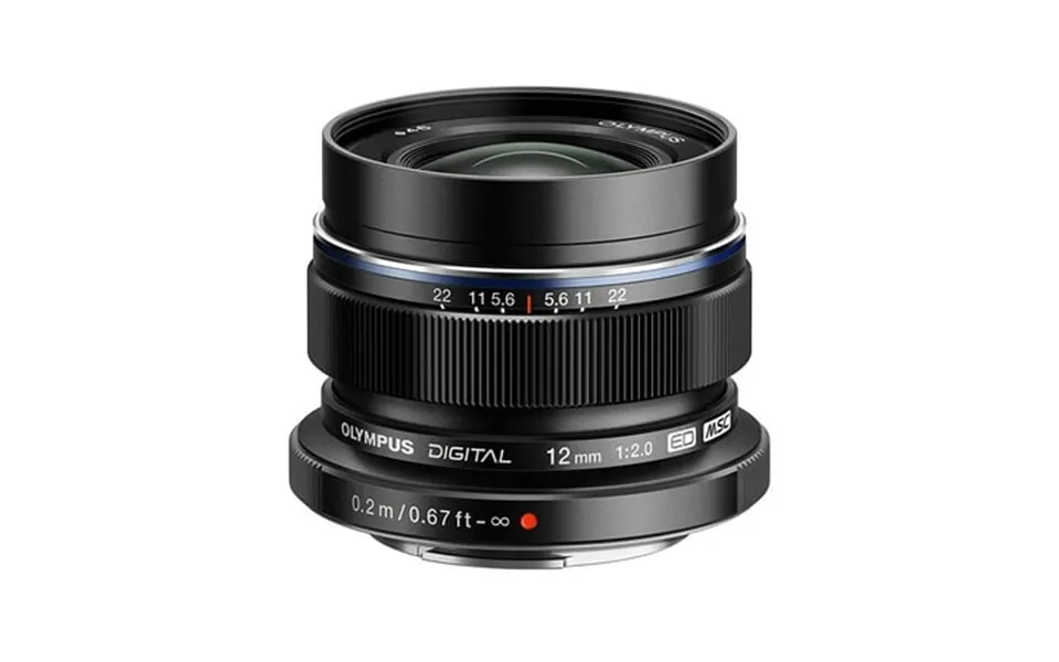 Olympus M. Zuiko Digital Ed 12mm F 2.0 Lens For Micro 4 3 Cameras Black