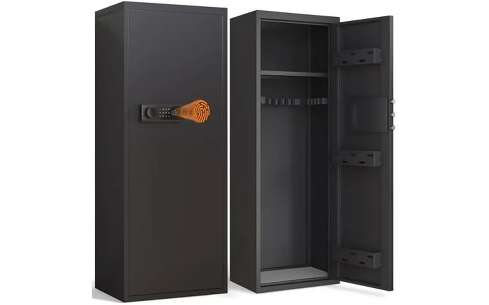 Omethey 10-12 Biometric Gun Safe Large Unassembled Fingerprint Gun Safes For Home Guns And Shotgun Shotgun Safe With Mut