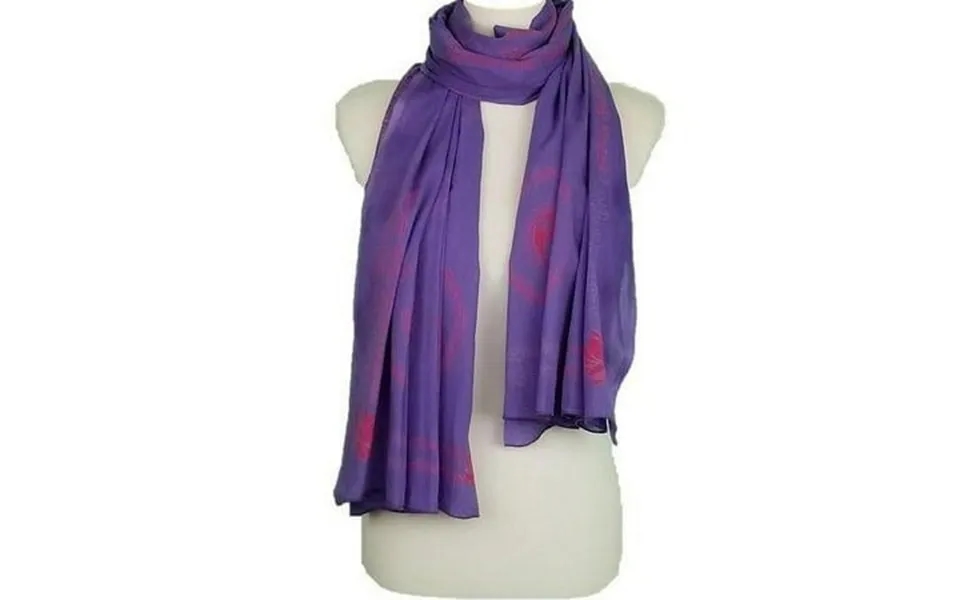 Omsutra Gayatri Mantra Hindu Prayer Shawl - Purple
