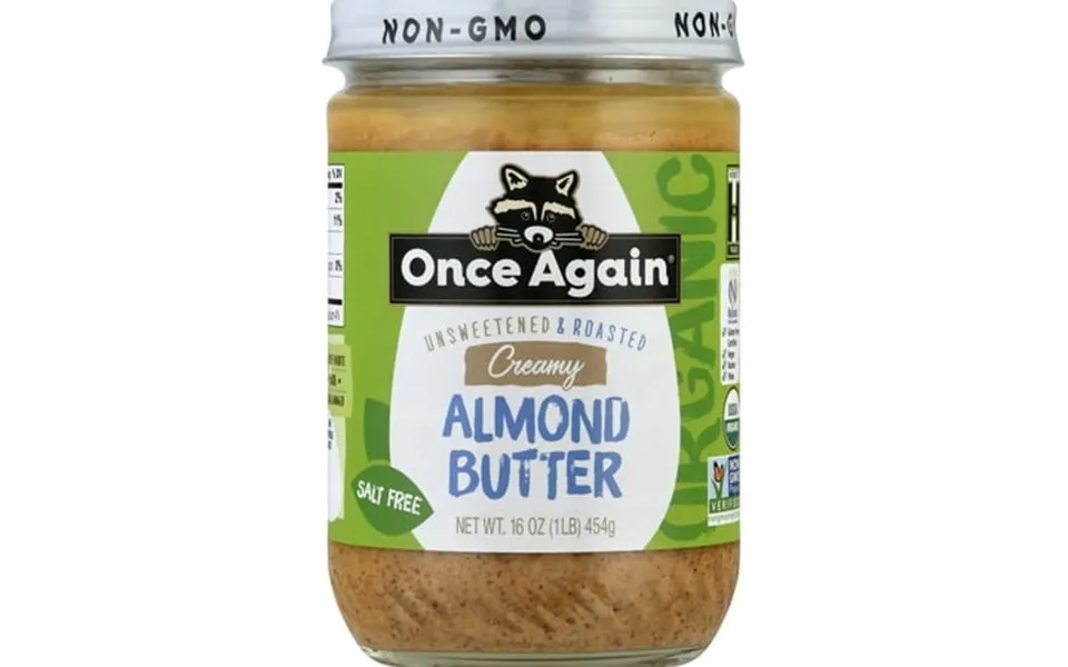 Once Again Smooth Organic Almond Butter 16 Oz Pack Of 6