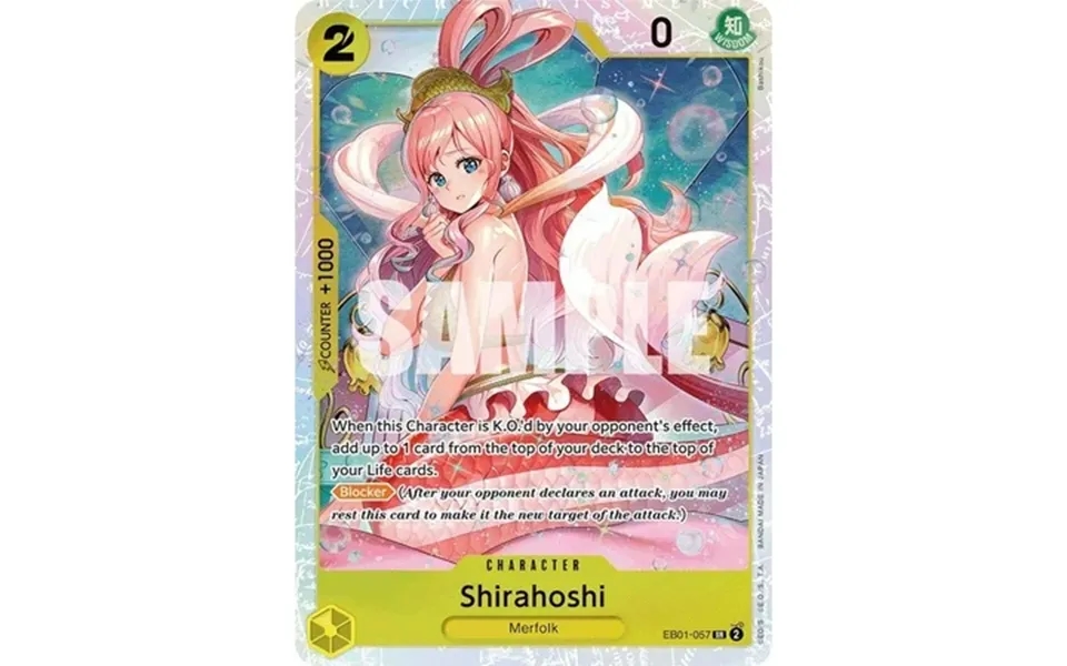 One Piece Memorial Collection Super Rare Shirahoshi Eb01-057