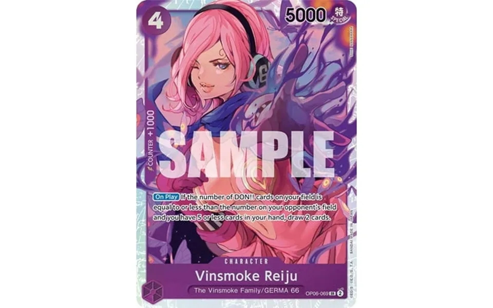 One Piece Wings Of The Captain Super Rare Vinsmoke Reiju Op06-069