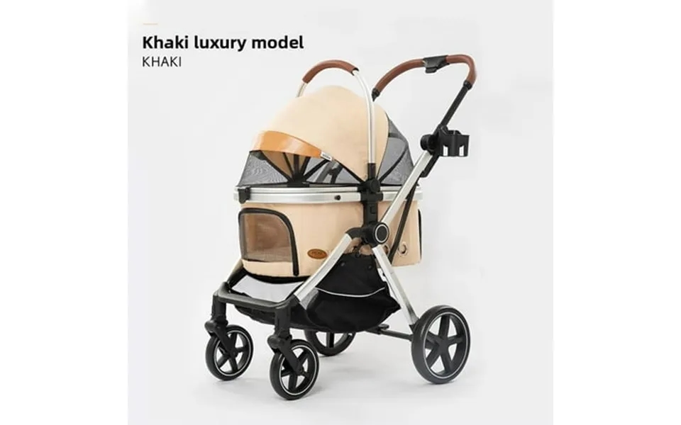 One-click Automatic Car Collection Pet Cart Large Space Dog Trolley Outdoor Shopping Mall Pet Cart