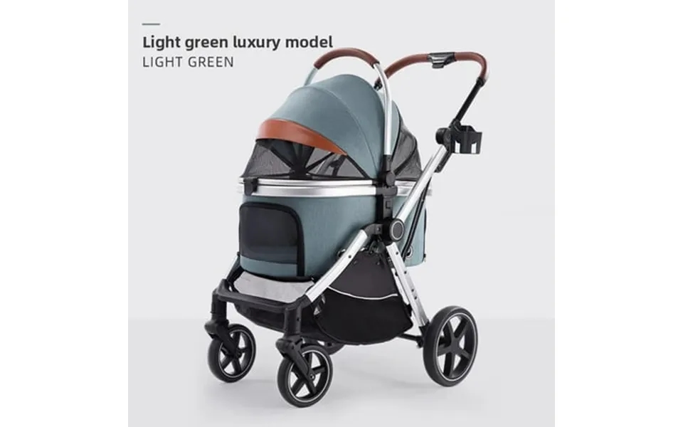 One-click Automatic Car Collection Pet Cart Large Space Dog Trolley Outdoor Shopping Mall Pet Cart