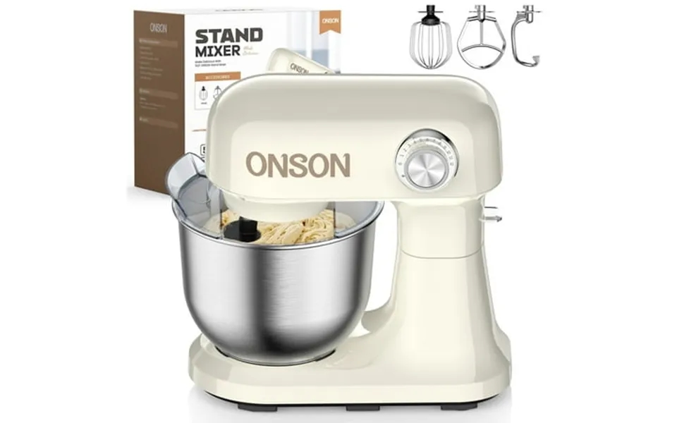 Onson 5 Qt Stand Mixer 350w 12-speed Dough Mixer With Stainless Steel Bowl & Accessories For Baking & Cooking